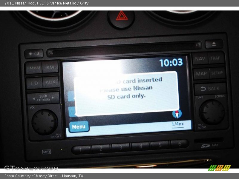 Silver Ice Metallic / Gray 2011 Nissan Rogue SL