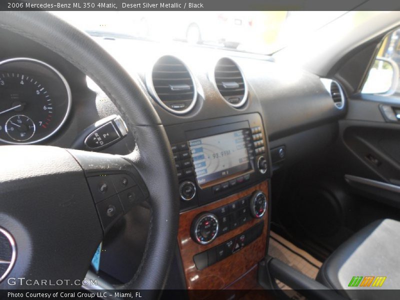 Desert Silver Metallic / Black 2006 Mercedes-Benz ML 350 4Matic