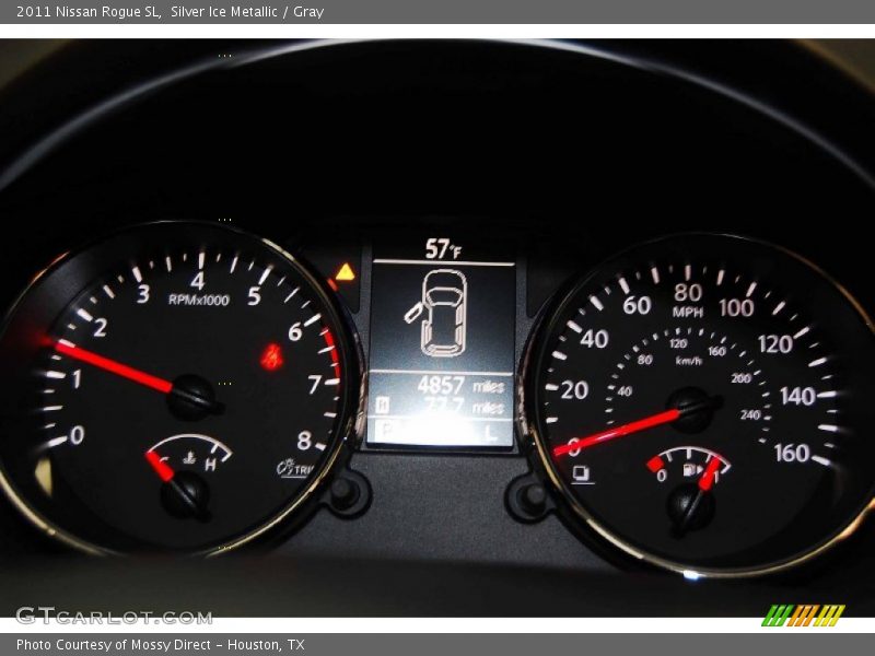 Silver Ice Metallic / Gray 2011 Nissan Rogue SL