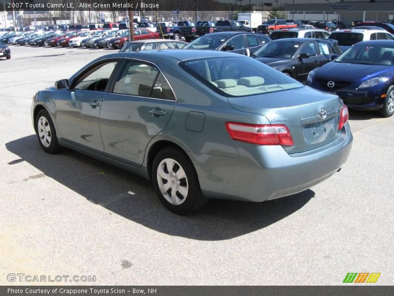 Aloe Green Metallic / Bisque 2007 Toyota Camry LE