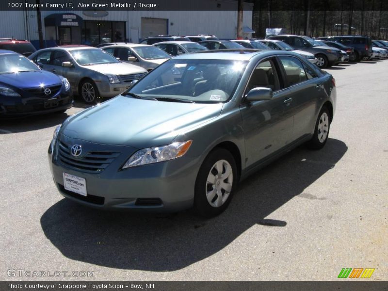 Aloe Green Metallic / Bisque 2007 Toyota Camry LE