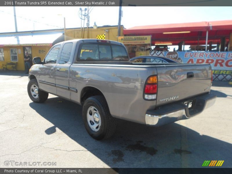 Silver Sky Metallic / Oak 2001 Toyota Tundra SR5 Extended Cab