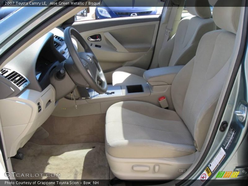 Aloe Green Metallic / Bisque 2007 Toyota Camry LE