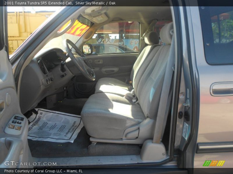 Silver Sky Metallic / Oak 2001 Toyota Tundra SR5 Extended Cab