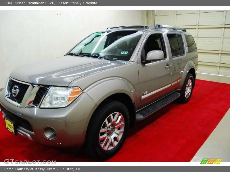 Desert Stone / Graphite 2008 Nissan Pathfinder LE V8