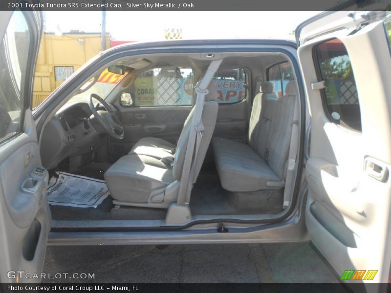 Silver Sky Metallic / Oak 2001 Toyota Tundra SR5 Extended Cab