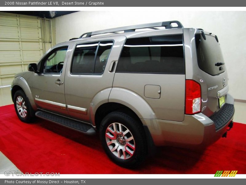 Desert Stone / Graphite 2008 Nissan Pathfinder LE V8