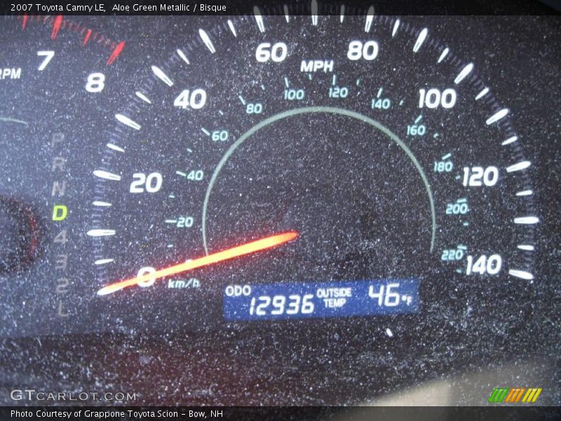 Aloe Green Metallic / Bisque 2007 Toyota Camry LE