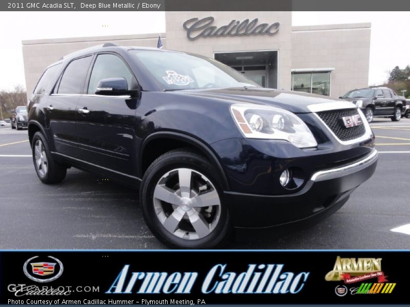 Deep Blue Metallic / Ebony 2011 GMC Acadia SLT