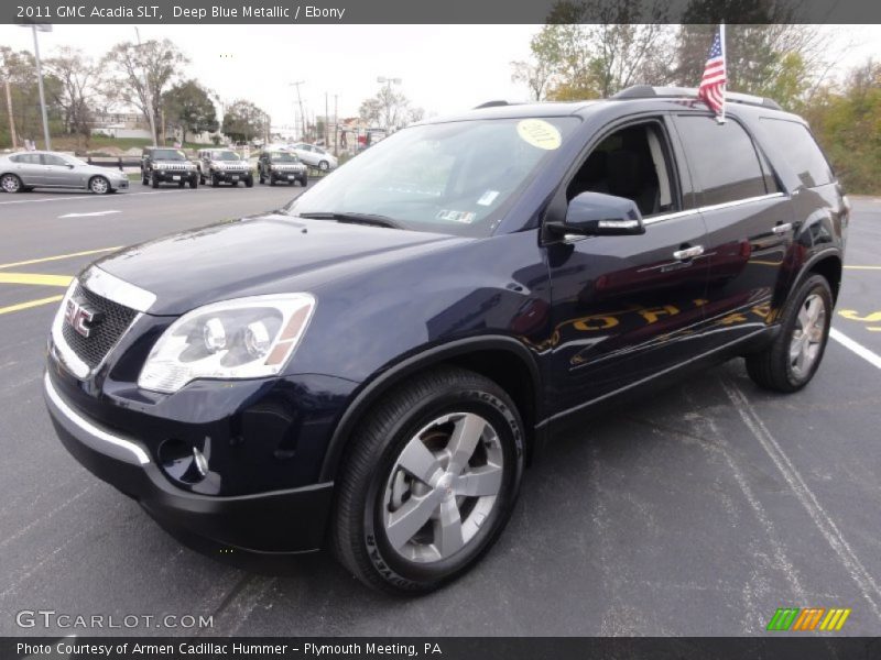 Deep Blue Metallic / Ebony 2011 GMC Acadia SLT
