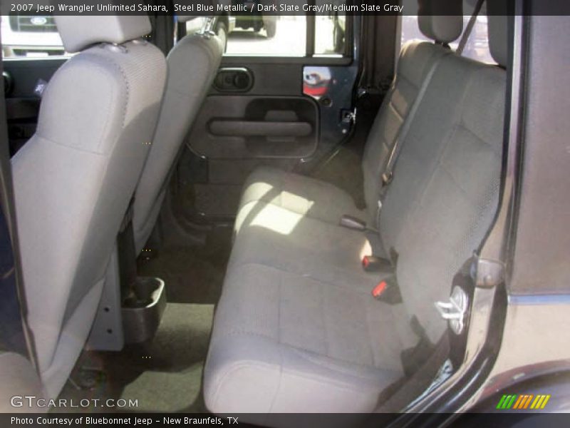 Steel Blue Metallic / Dark Slate Gray/Medium Slate Gray 2007 Jeep Wrangler Unlimited Sahara