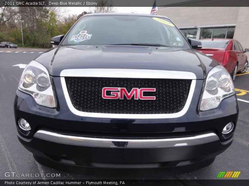 Deep Blue Metallic / Ebony 2011 GMC Acadia SLT