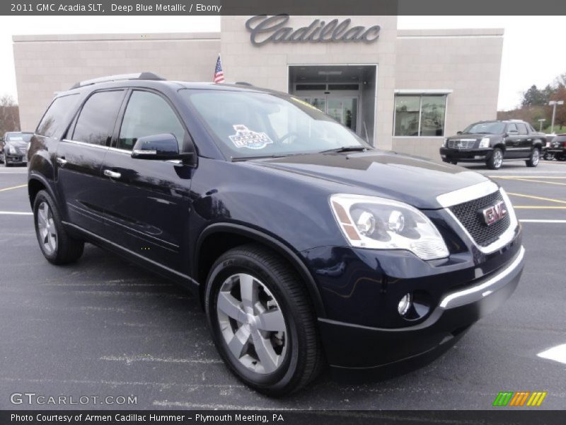 Deep Blue Metallic / Ebony 2011 GMC Acadia SLT