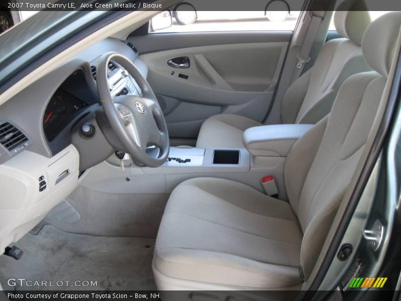 Aloe Green Metallic / Bisque 2007 Toyota Camry LE