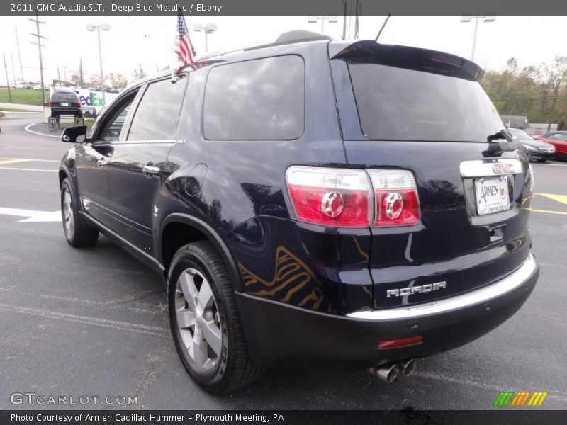 Deep Blue Metallic / Ebony 2011 GMC Acadia SLT