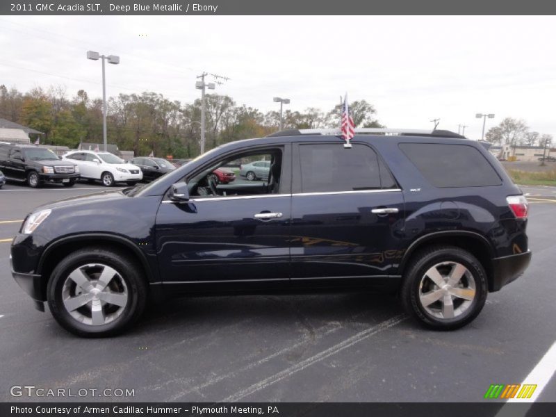 Deep Blue Metallic / Ebony 2011 GMC Acadia SLT