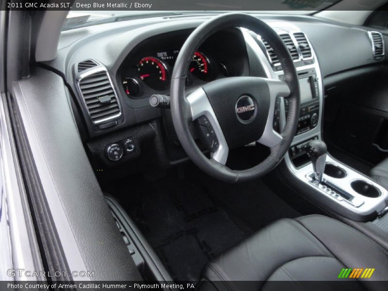Deep Blue Metallic / Ebony 2011 GMC Acadia SLT