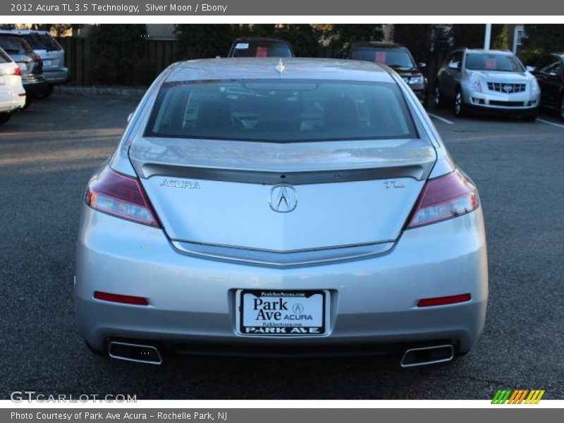 Silver Moon / Ebony 2012 Acura TL 3.5 Technology