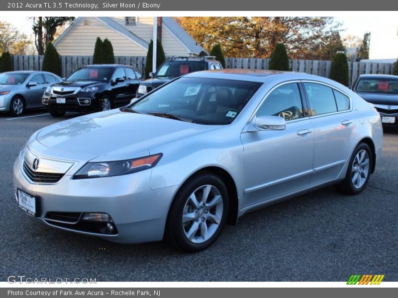 Silver Moon / Ebony 2012 Acura TL 3.5 Technology