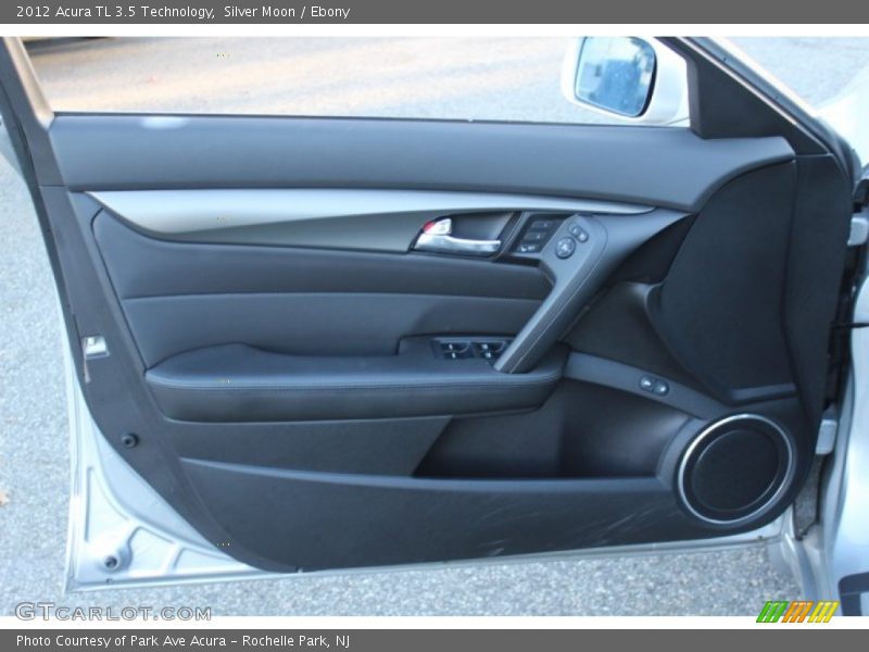 Silver Moon / Ebony 2012 Acura TL 3.5 Technology