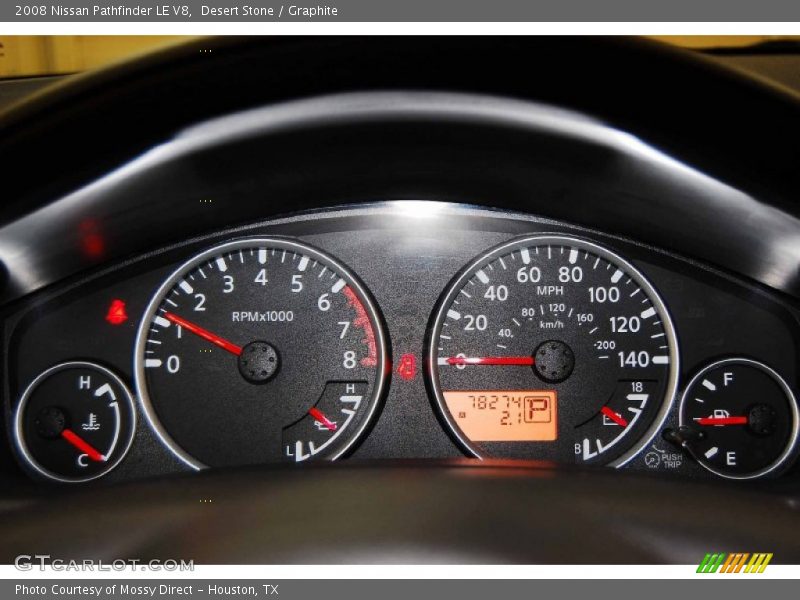  2008 Pathfinder LE V8 LE V8 Gauges