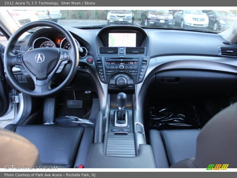 Silver Moon / Ebony 2012 Acura TL 3.5 Technology