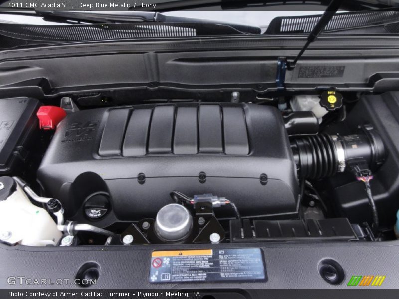 Deep Blue Metallic / Ebony 2011 GMC Acadia SLT