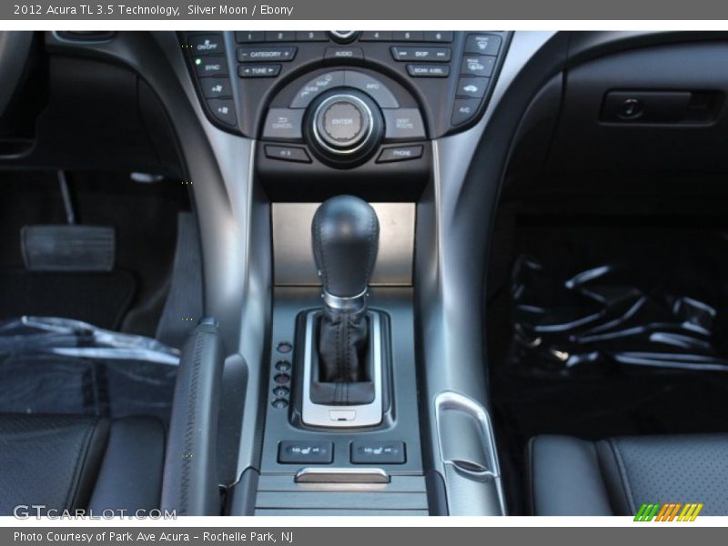 Silver Moon / Ebony 2012 Acura TL 3.5 Technology