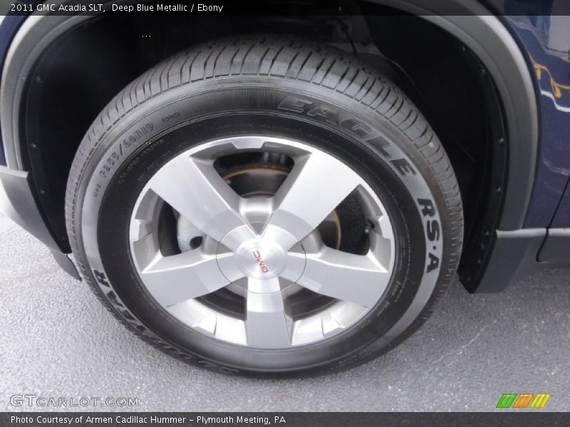 Deep Blue Metallic / Ebony 2011 GMC Acadia SLT