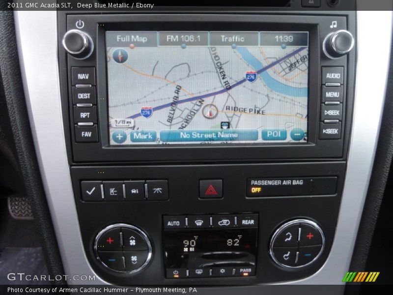 Deep Blue Metallic / Ebony 2011 GMC Acadia SLT