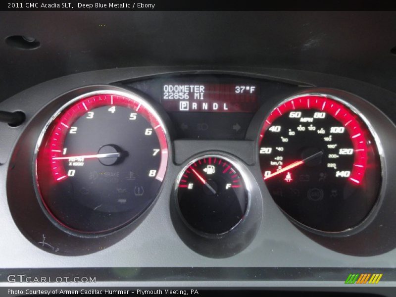 Deep Blue Metallic / Ebony 2011 GMC Acadia SLT