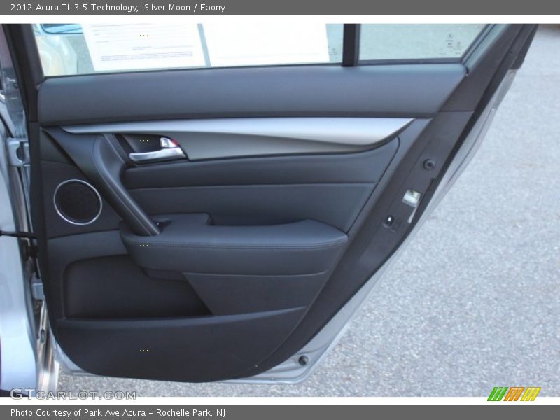 Silver Moon / Ebony 2012 Acura TL 3.5 Technology