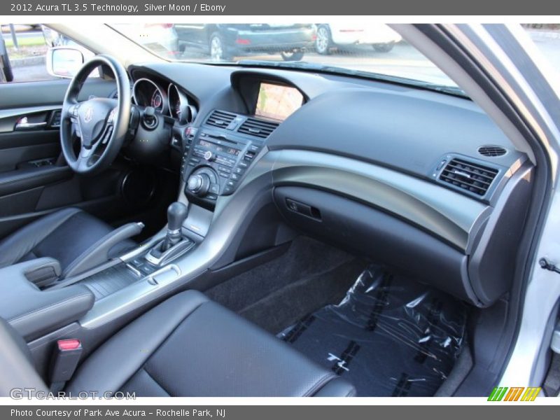 Silver Moon / Ebony 2012 Acura TL 3.5 Technology
