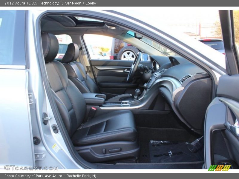 Silver Moon / Ebony 2012 Acura TL 3.5 Technology