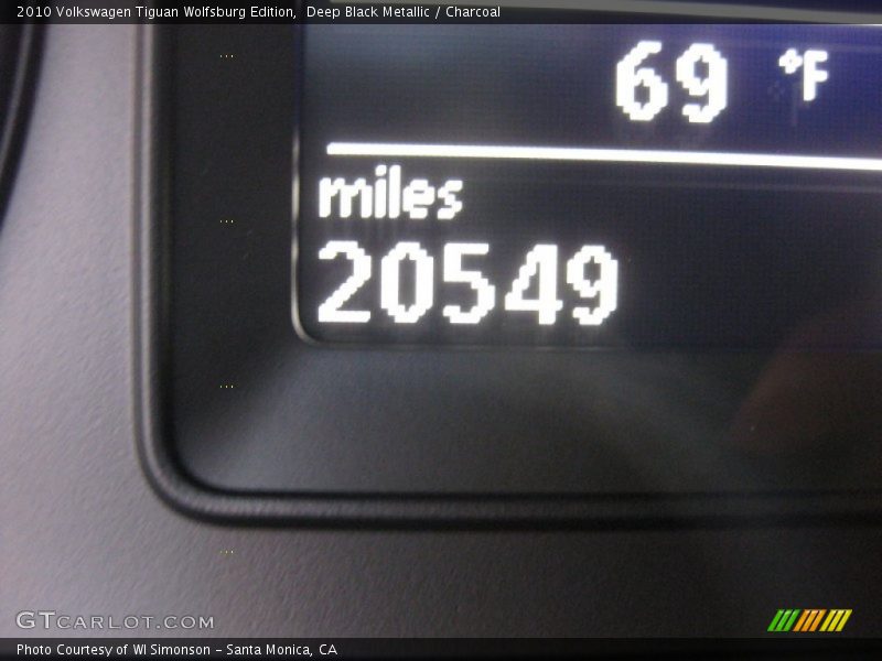Deep Black Metallic / Charcoal 2010 Volkswagen Tiguan Wolfsburg Edition