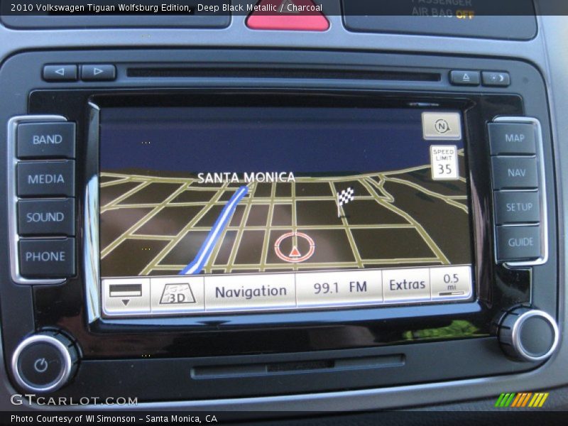 Deep Black Metallic / Charcoal 2010 Volkswagen Tiguan Wolfsburg Edition