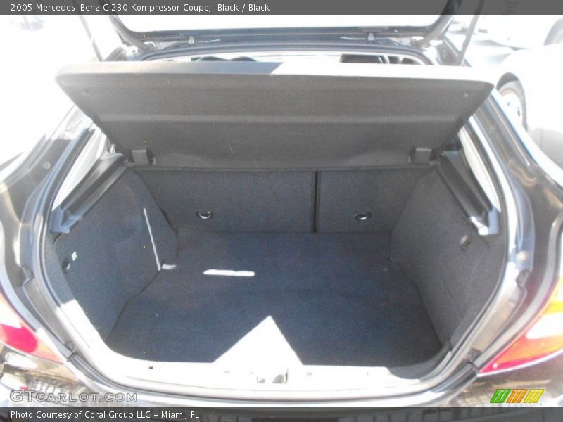 Black / Black 2005 Mercedes-Benz C 230 Kompressor Coupe