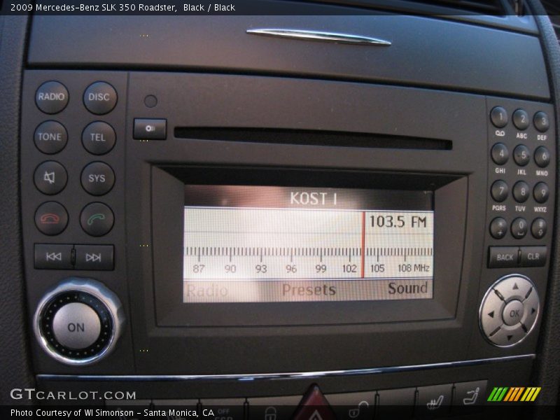 Black / Black 2009 Mercedes-Benz SLK 350 Roadster
