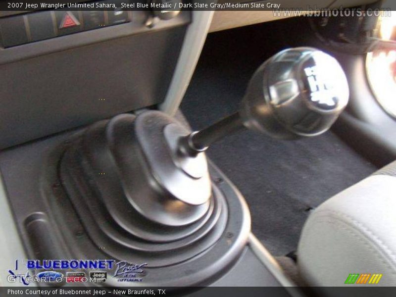 Steel Blue Metallic / Dark Slate Gray/Medium Slate Gray 2007 Jeep Wrangler Unlimited Sahara