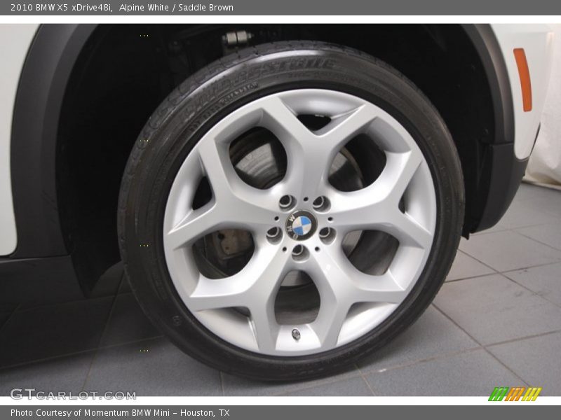 Alpine White / Saddle Brown 2010 BMW X5 xDrive48i