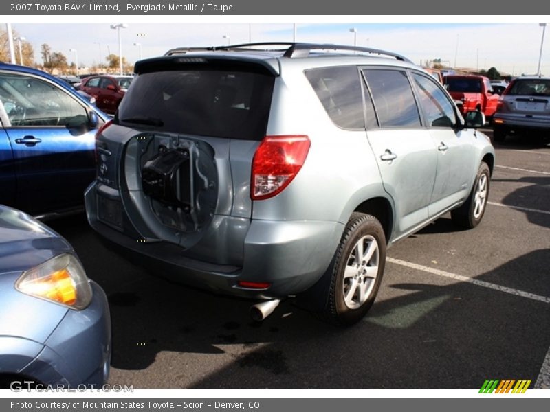 Everglade Metallic / Taupe 2007 Toyota RAV4 Limited