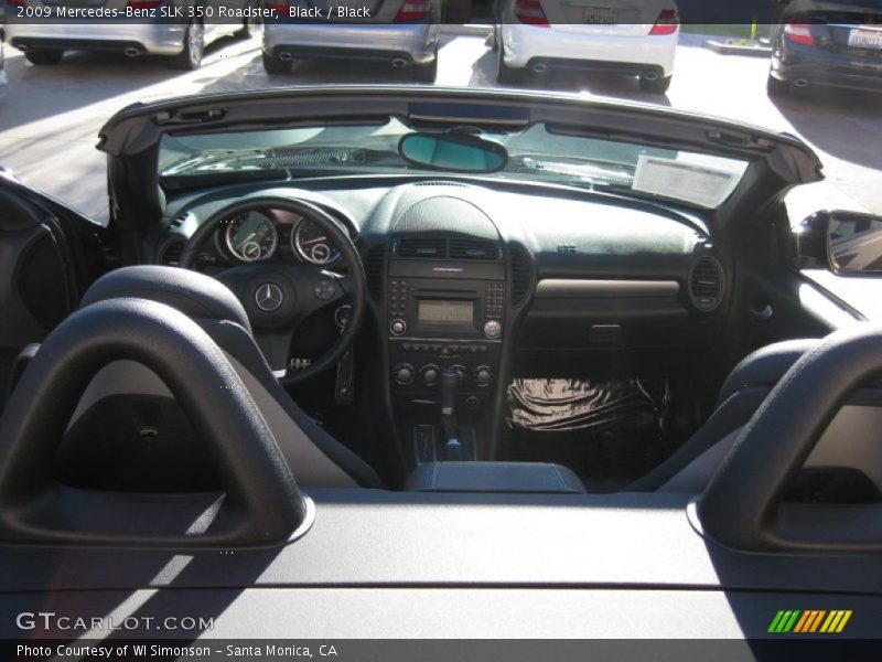 Black / Black 2009 Mercedes-Benz SLK 350 Roadster