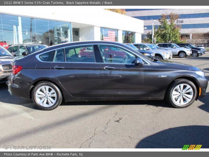 Black Sapphire Metallic / Black 2012 BMW 5 Series 535i Gran Turismo