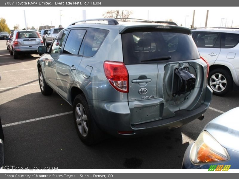 Everglade Metallic / Taupe 2007 Toyota RAV4 Limited