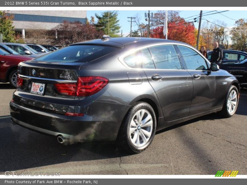 Black Sapphire Metallic / Black 2012 BMW 5 Series 535i Gran Turismo