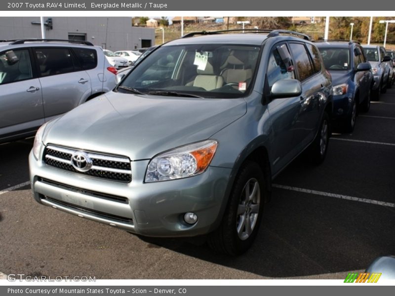 Everglade Metallic / Taupe 2007 Toyota RAV4 Limited