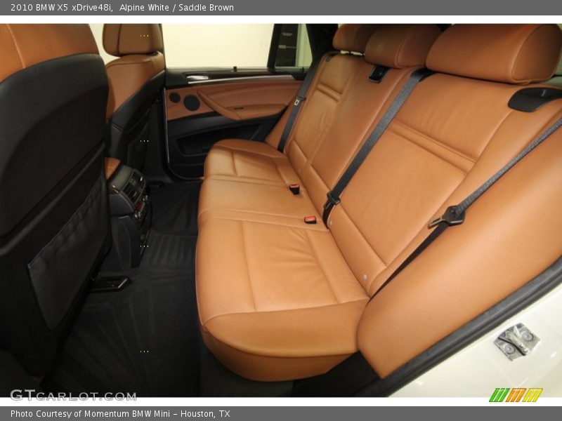 Alpine White / Saddle Brown 2010 BMW X5 xDrive48i