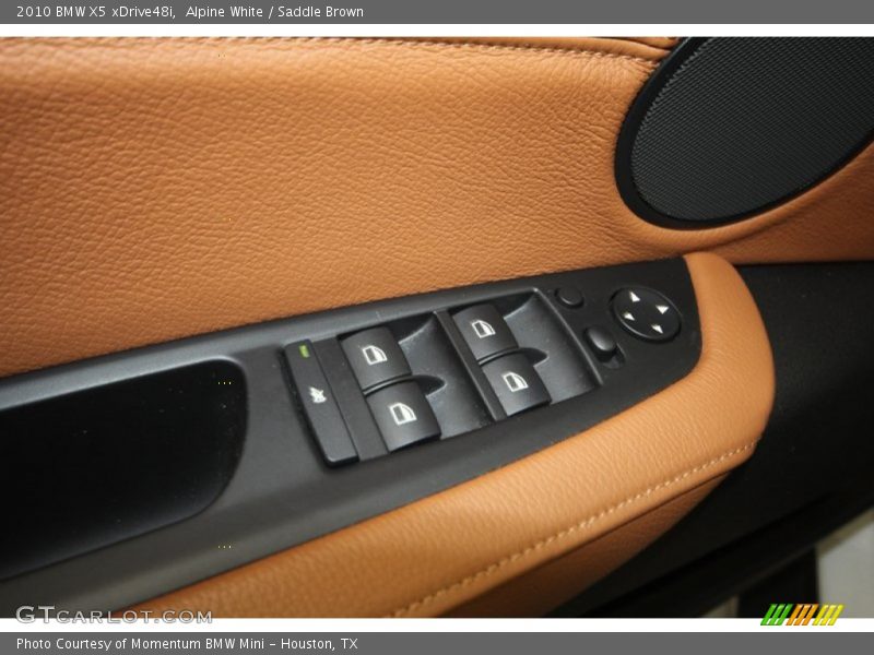 Alpine White / Saddle Brown 2010 BMW X5 xDrive48i