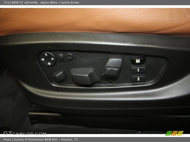 Alpine White / Saddle Brown 2010 BMW X5 xDrive48i