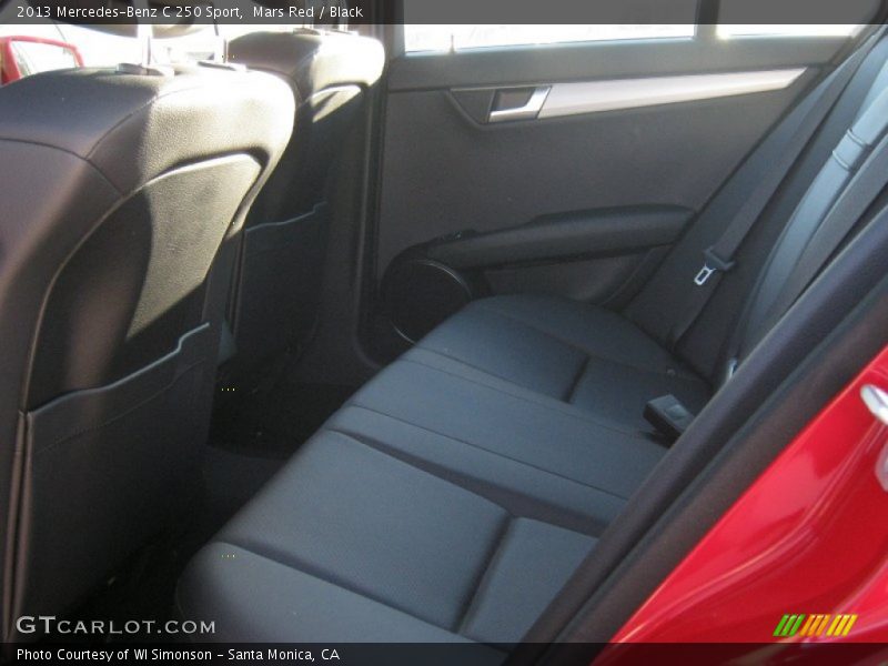 Mars Red / Black 2013 Mercedes-Benz C 250 Sport